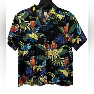 Puanani Hawaiian Floral Parrot shirt